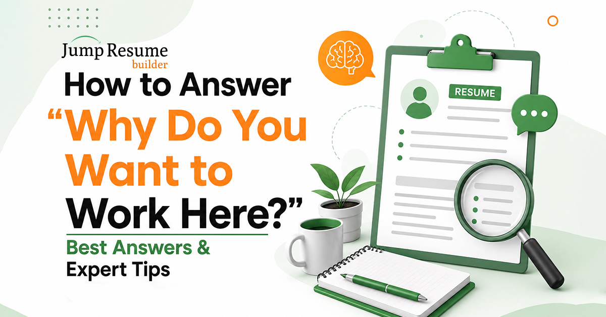 How to Answer Why Do You Want to Work Here